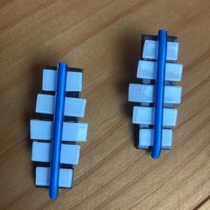 Glass artisan earrings